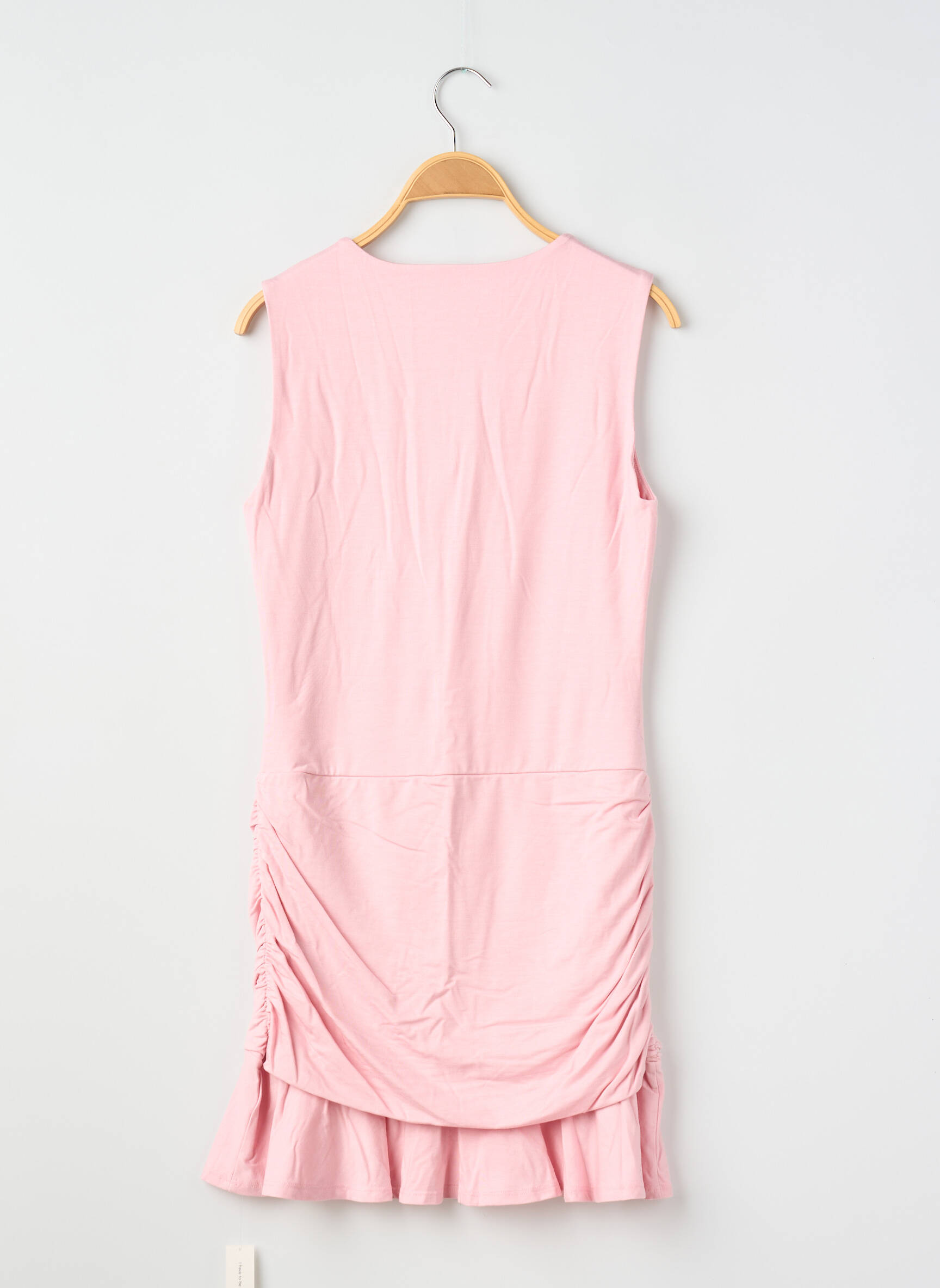 Trumpa suknelė be rankų be rankų rožinė REFORMATION moteris