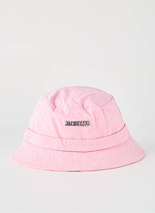 Skrybėlė bordo kraštai rožinė JACQUEMUS moteris
