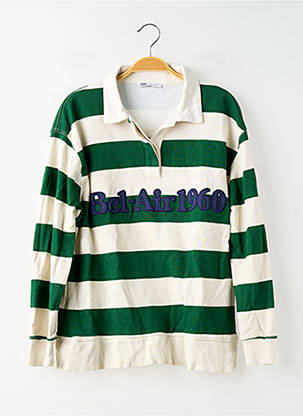 Polo ilgos rankovės ilgos rankovės žalias ZARA moteris