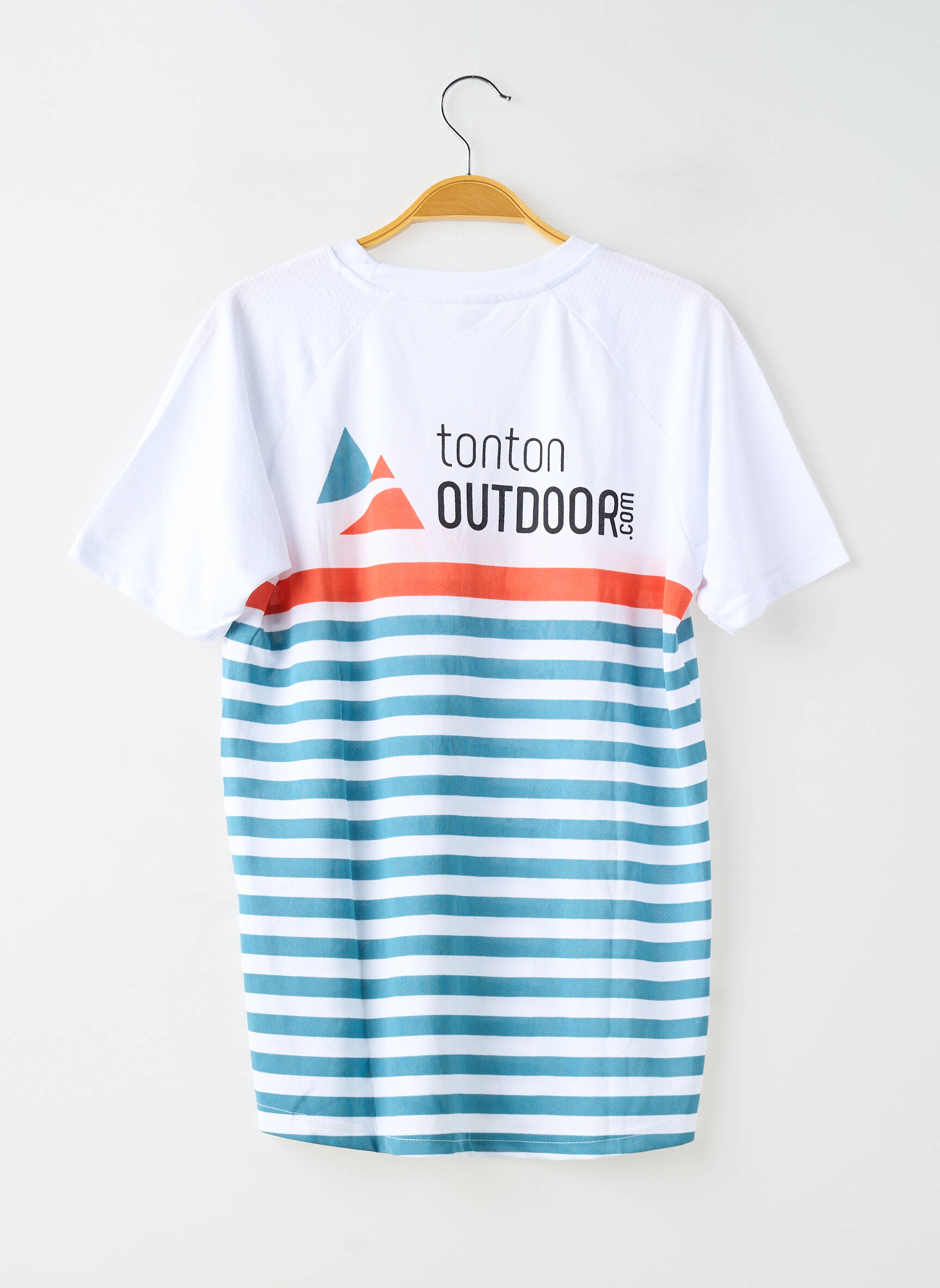 T-marškinys tiesi kirpimas trumpas rankovės mėlyna TONTON OUTDOOR moteris