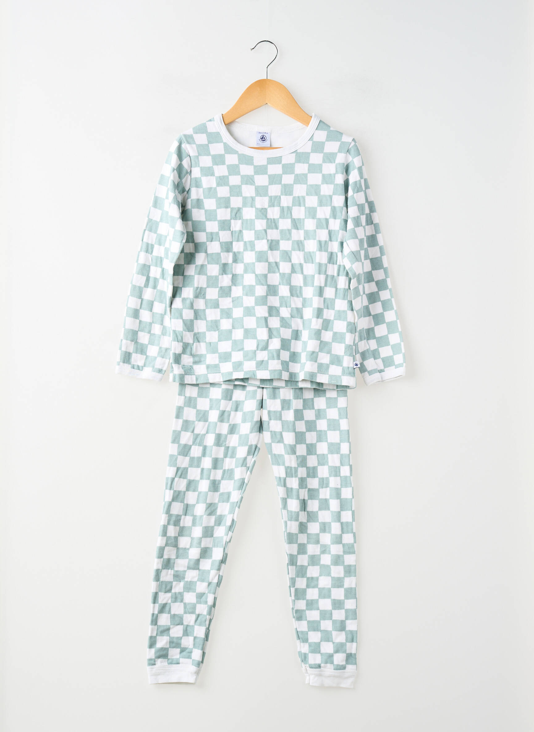 Pižama ilgos rankovės žalias PETIT BATEAU berniukas