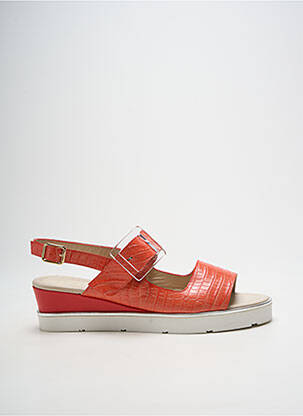 Sandalai/nu pėdos satino audinys kulnas nuo 4 iki 6 cm oranžinė DANSI moteris