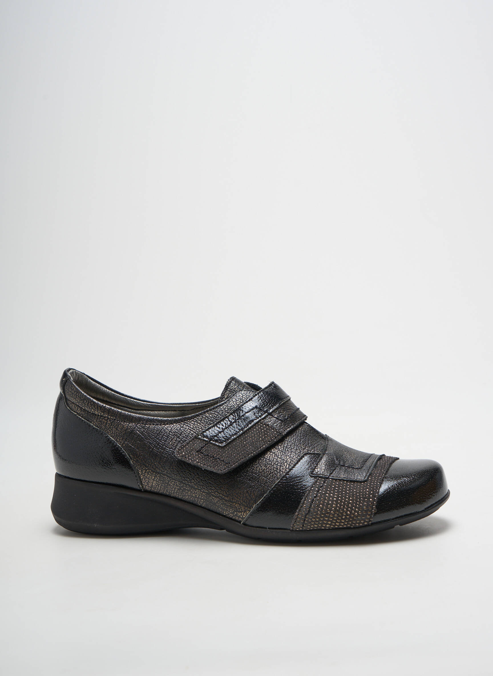 Patogūs batai satino audinys plokščias kulnas iki 3 cm juodas PEDI GIRL moteris