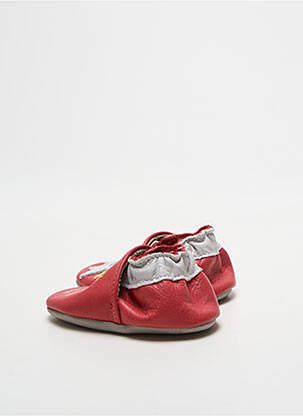 Bateliai/pantofliai apvalus mygtukas apvalus mygtukas raudona ROBEEZ berniukas