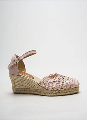 Espadrilės apvalus mygtukas kulnas nuo 4 iki 6 cm rožinė HEINE moteris