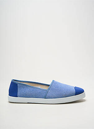 Espadrilės apvalus mygtukas plokščias kulnas iki 3 cm mėlyna HEINE moteris