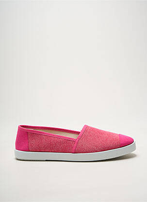 Espadrilės apvalus mygtukas plokščias kulnas iki 3 cm rožinė HEINE moteris