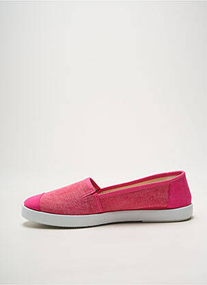 Espadrilės apvalus mygtukas plokščias kulnas iki 3 cm rožinė HEINE moteris