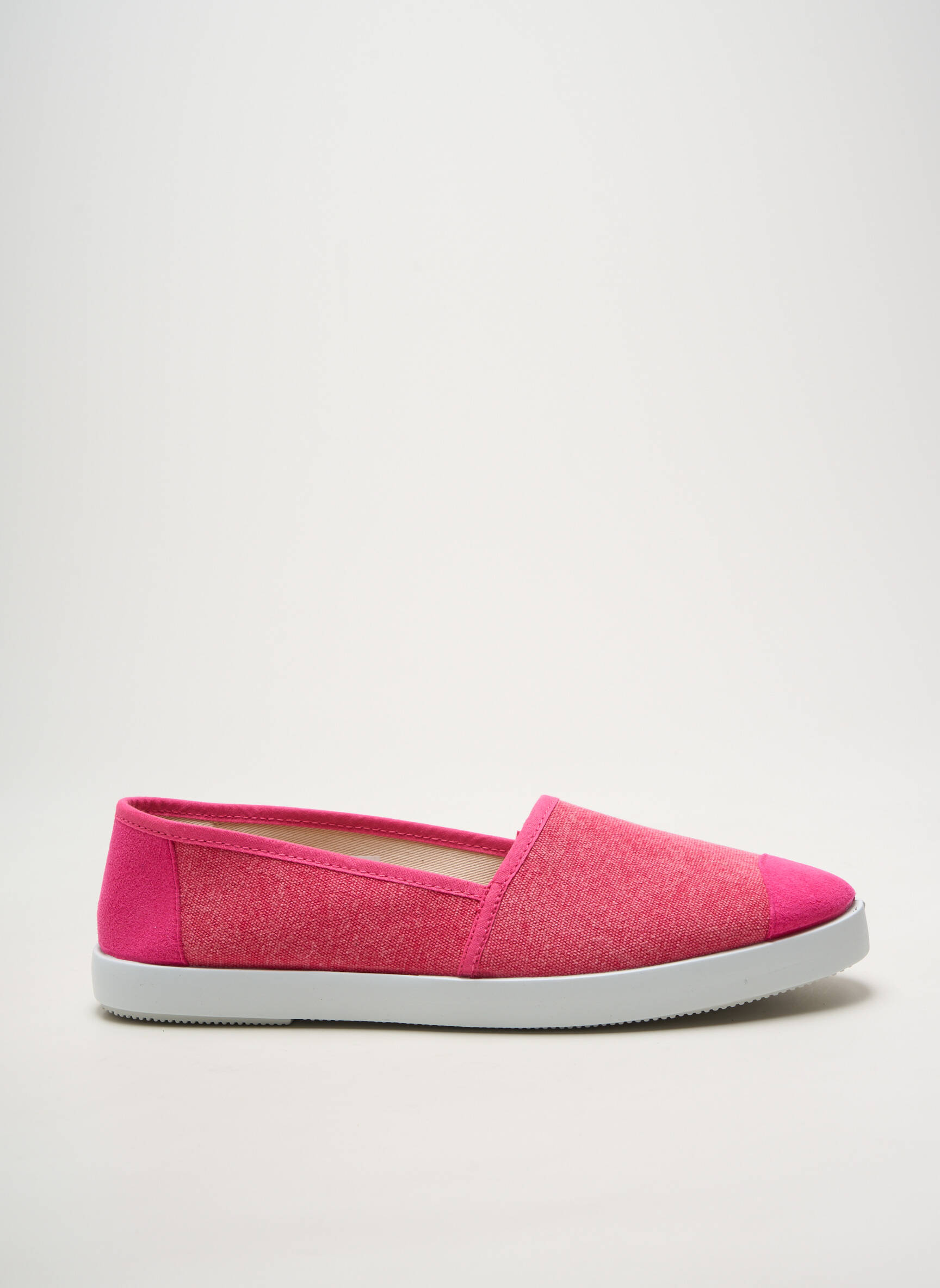 Espadrilės apvalus mygtukas plokščias kulnas iki 3 cm rožinė HEINE moteris