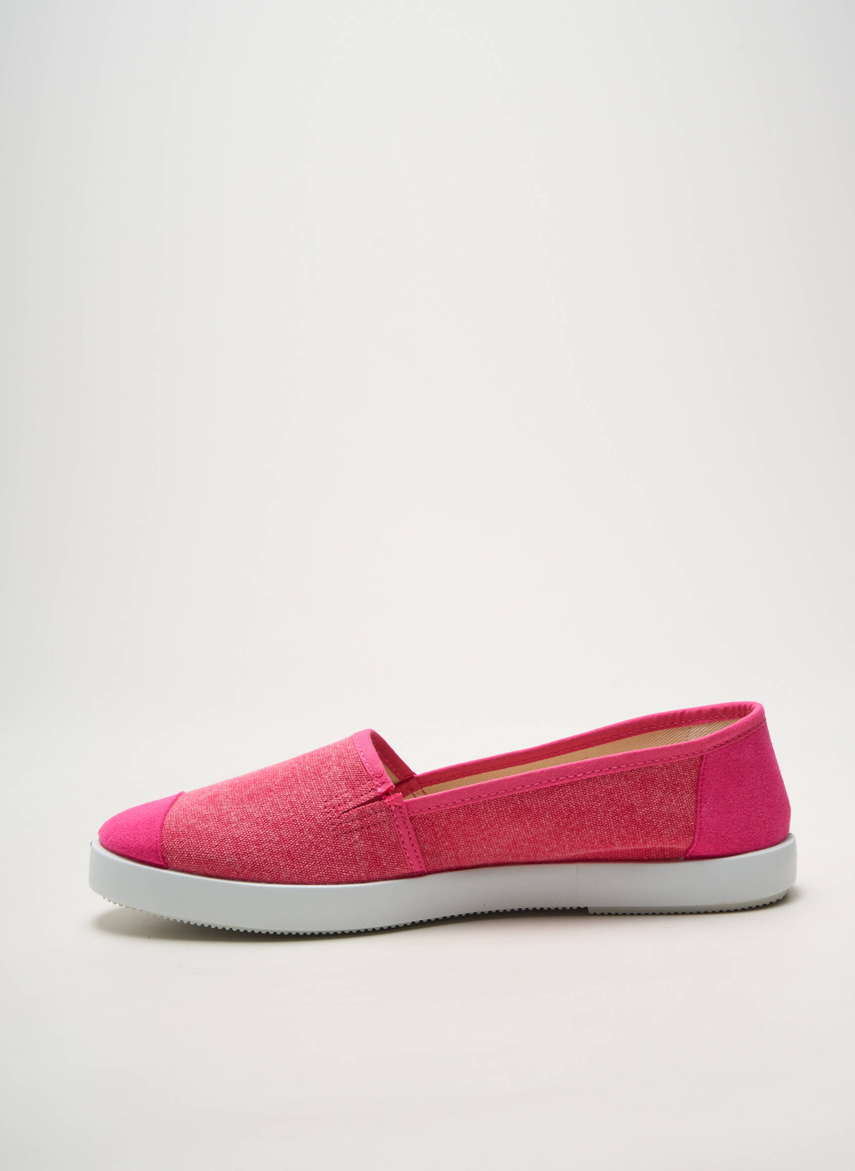 Espadrilės apvalus mygtukas plokščias kulnas iki 3 cm rožinė HEINE moteris