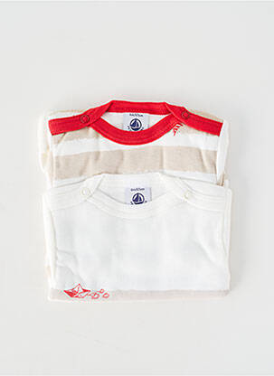 Kūno apatiniai tamprumas baltas PETIT BATEAU berniukas