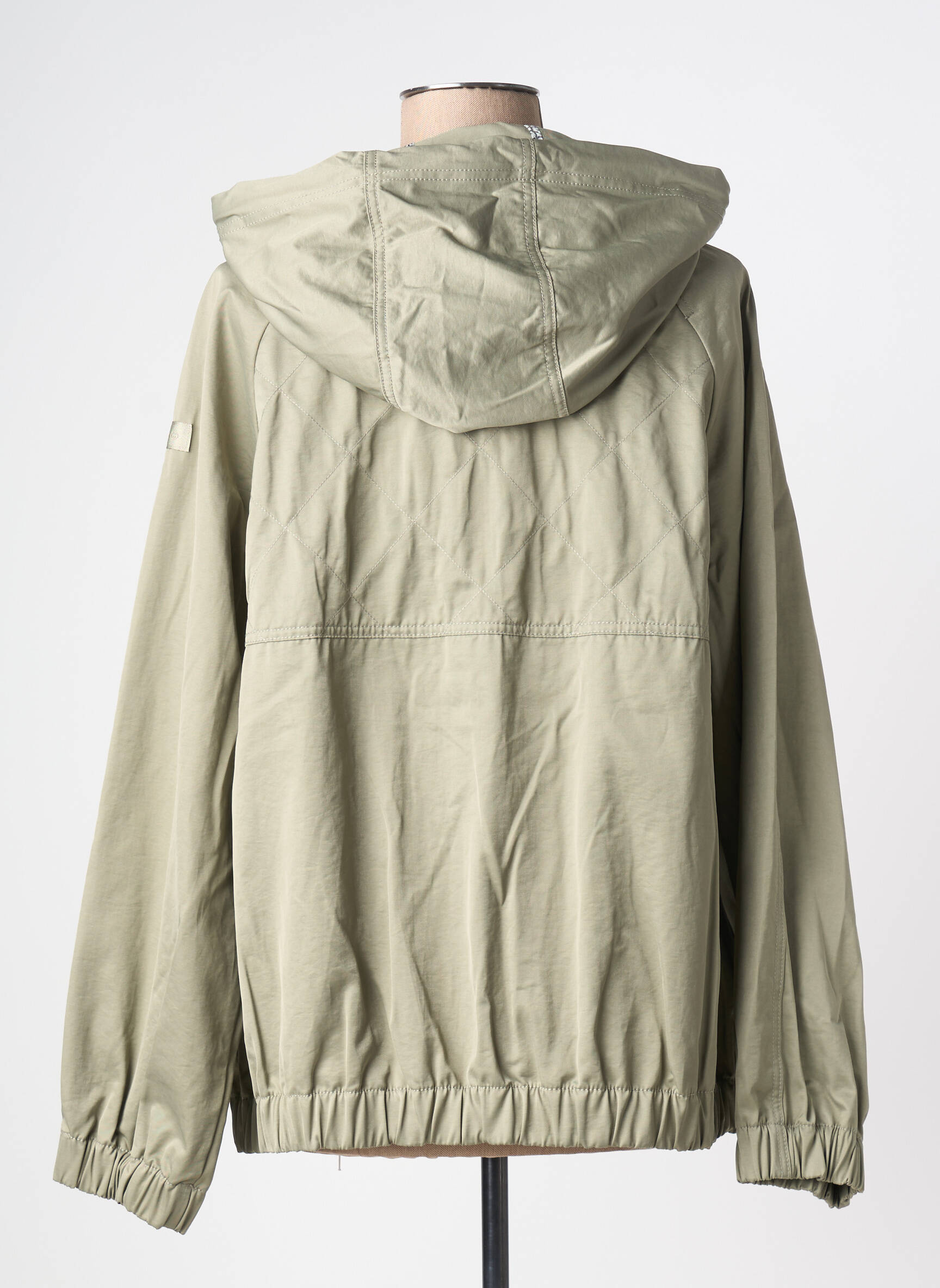 Parka priekinis užtrauktukas su gobtuvu žalias GERRY WEBER moteris