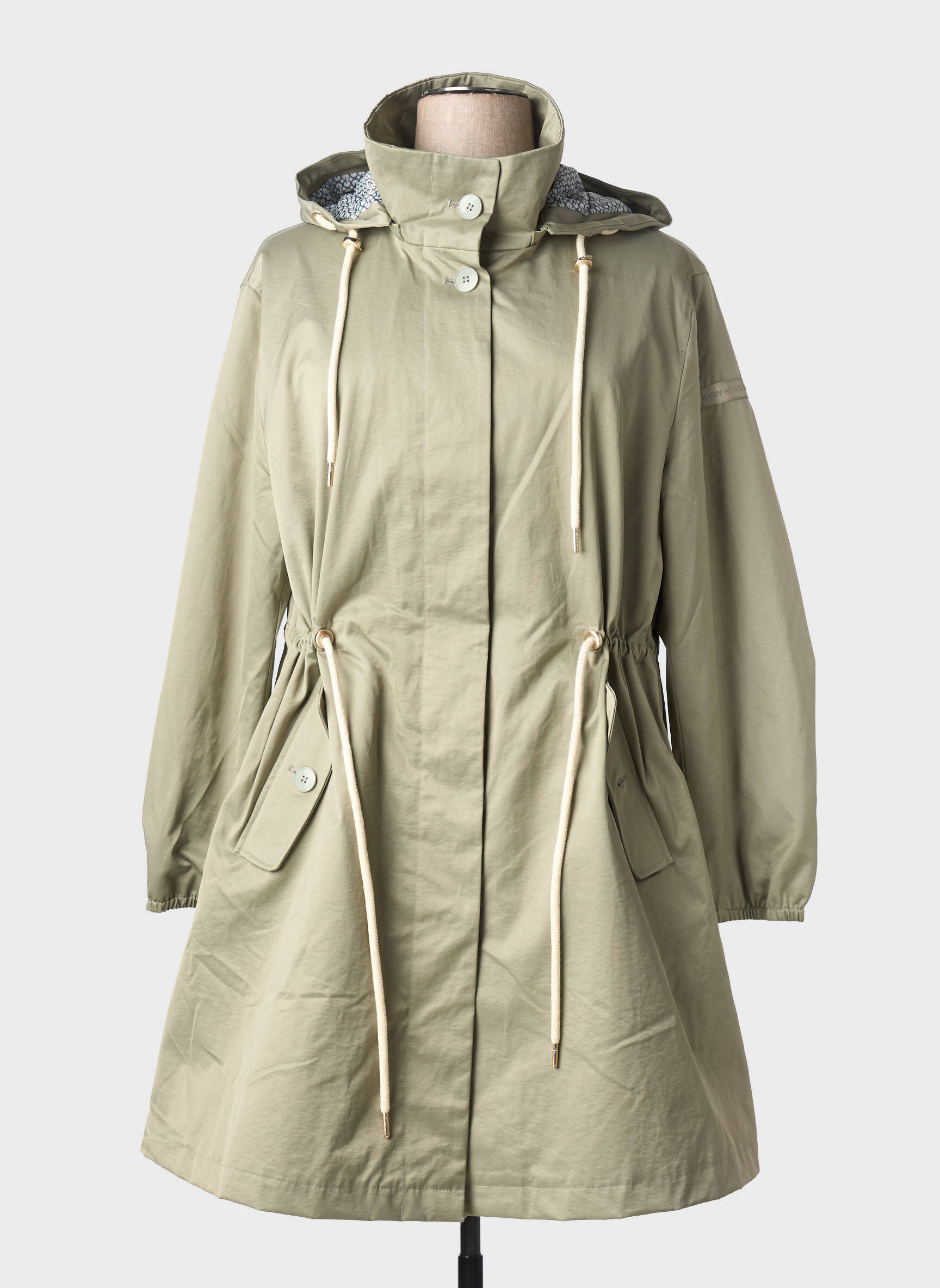Parka ilgos rankovės su gobtuvu žalias GERRY WEBER moteris