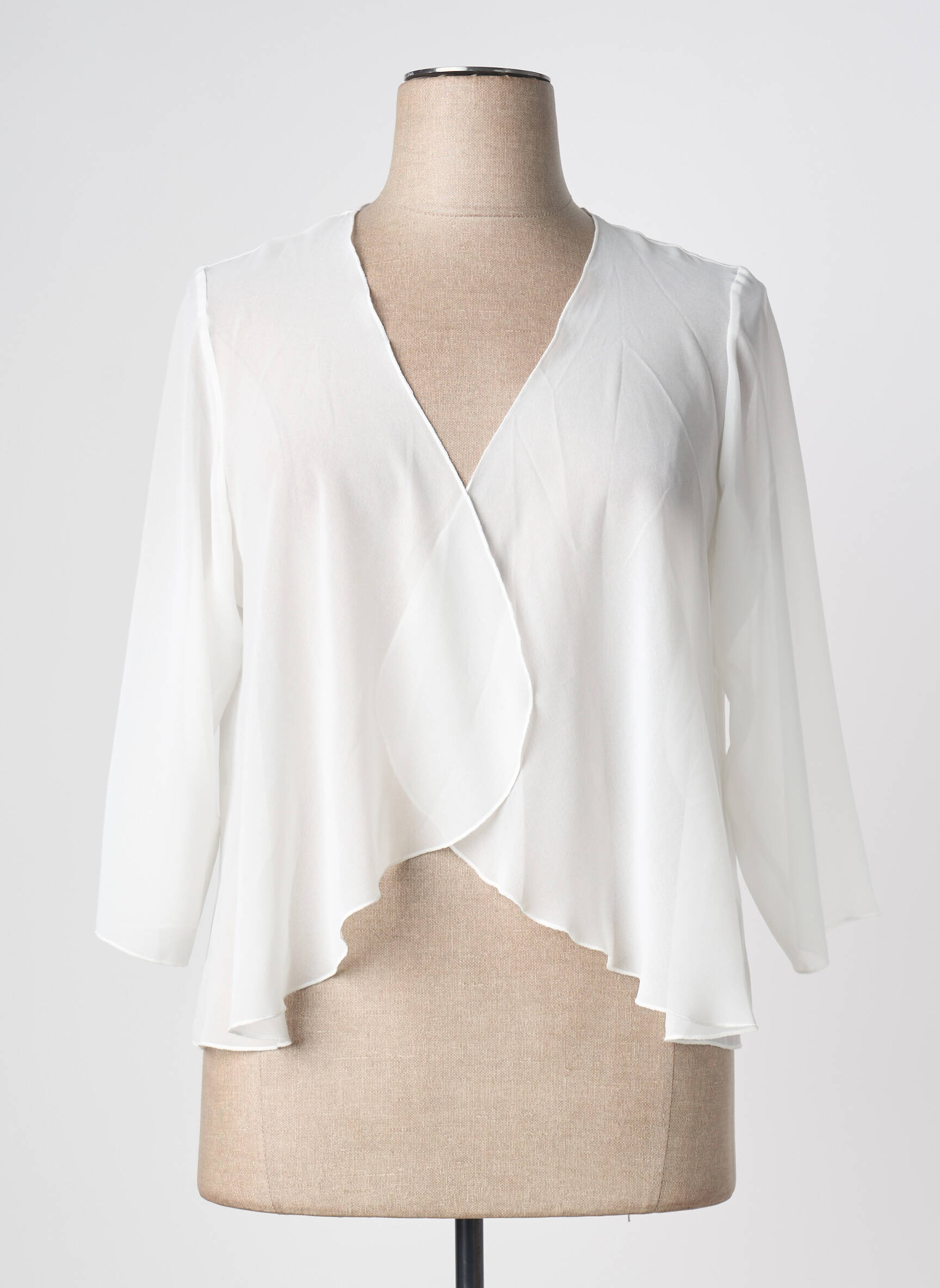 Bolero krepos audinys baltas GREGORY PAT moteris