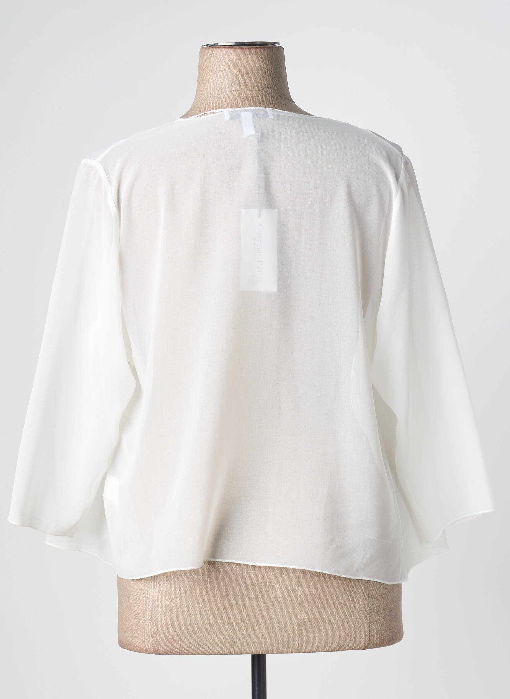 Bolero krepos audinys baltas GREGORY PAT moteris