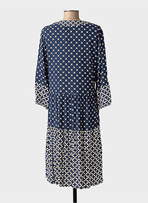 Pusilgių suknelė sklandi forma 3/4 rankovės mėlyna GERRY WEBER moteris