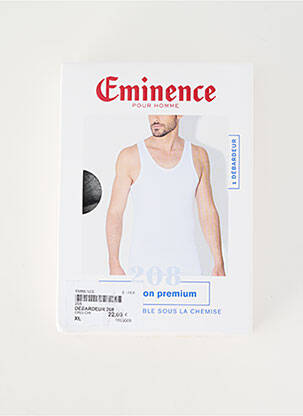 Marškiniai be rankovių tamprumas be rankų pilka EMINENCE vyras