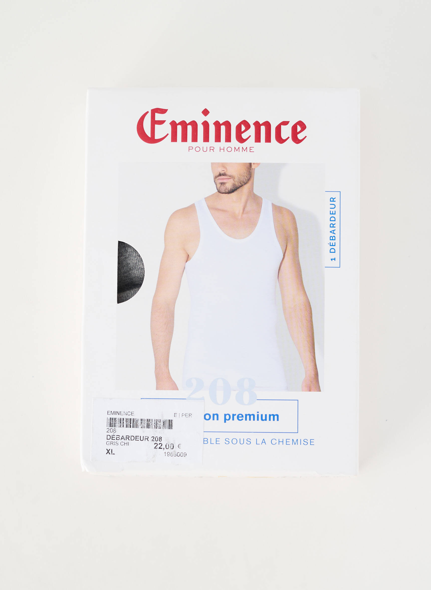 Marškiniai be rankovių tamprumas be rankų pilka EMINENCE vyras