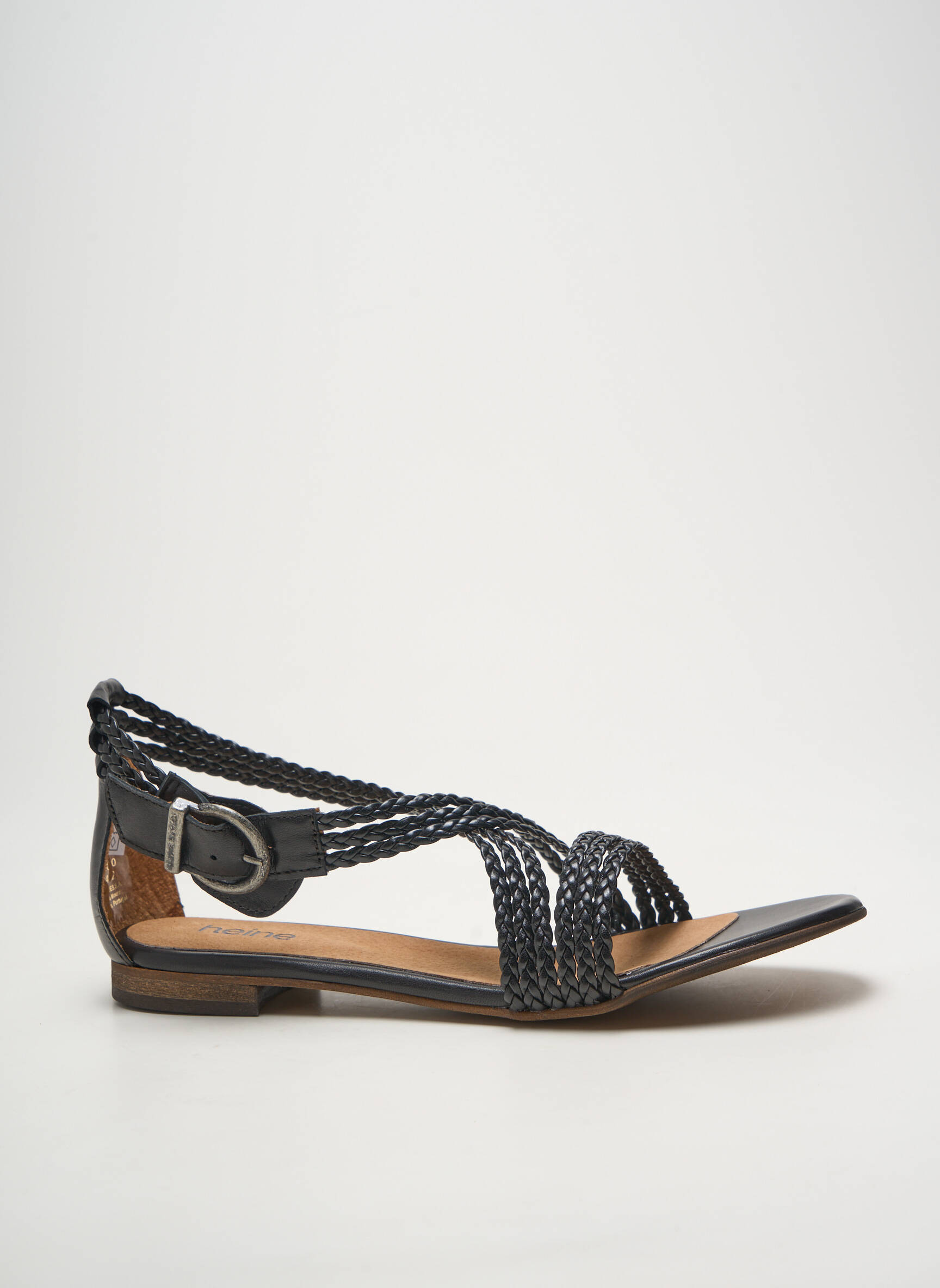 Sandalai/nu pėdos chiquet plokščias kulnas iki 3 cm juodas HEINE moteris
