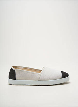 Slip-on batai apvalus mygtukas plokščias kulnas iki 3 cm bežinis HEINE moteris