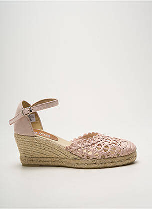 Espadrilės apvalus mygtukas kulnas nuo 4 iki 6 cm rožinė HEINE moteris