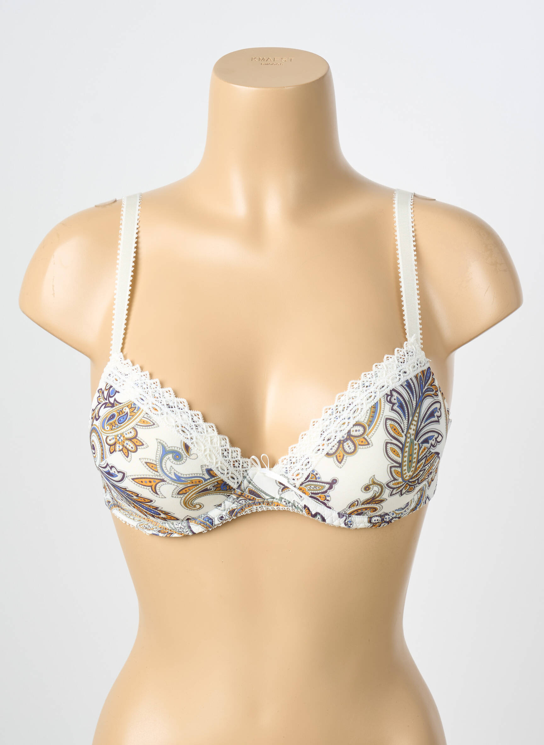 Liemenėlė satino efektas push-up liemenėlė su aukštu palaikymu bežinis ANTIGEL moteris
