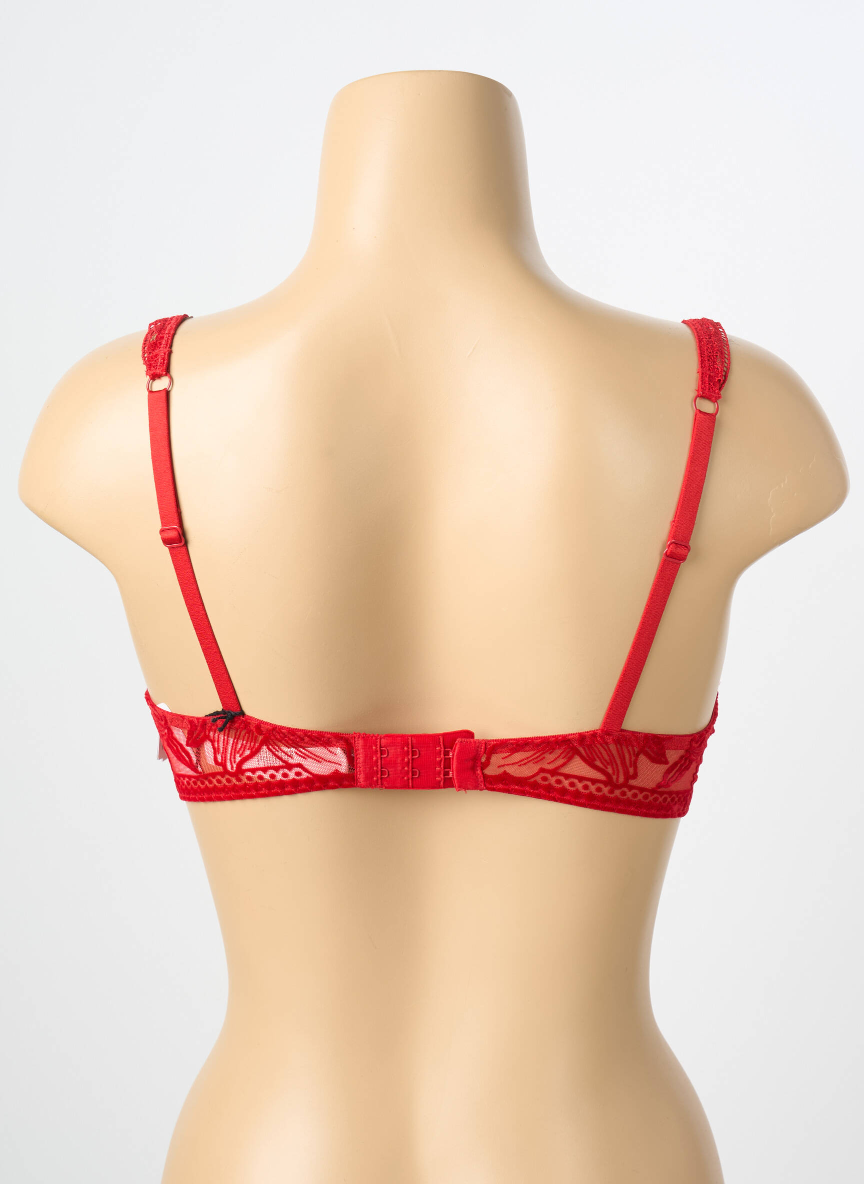 Liemenėlė push-up liemenėlė su aukštu palaikymu push-up liemenėlė su aukštu palaikymu raudona AUBADE moteris