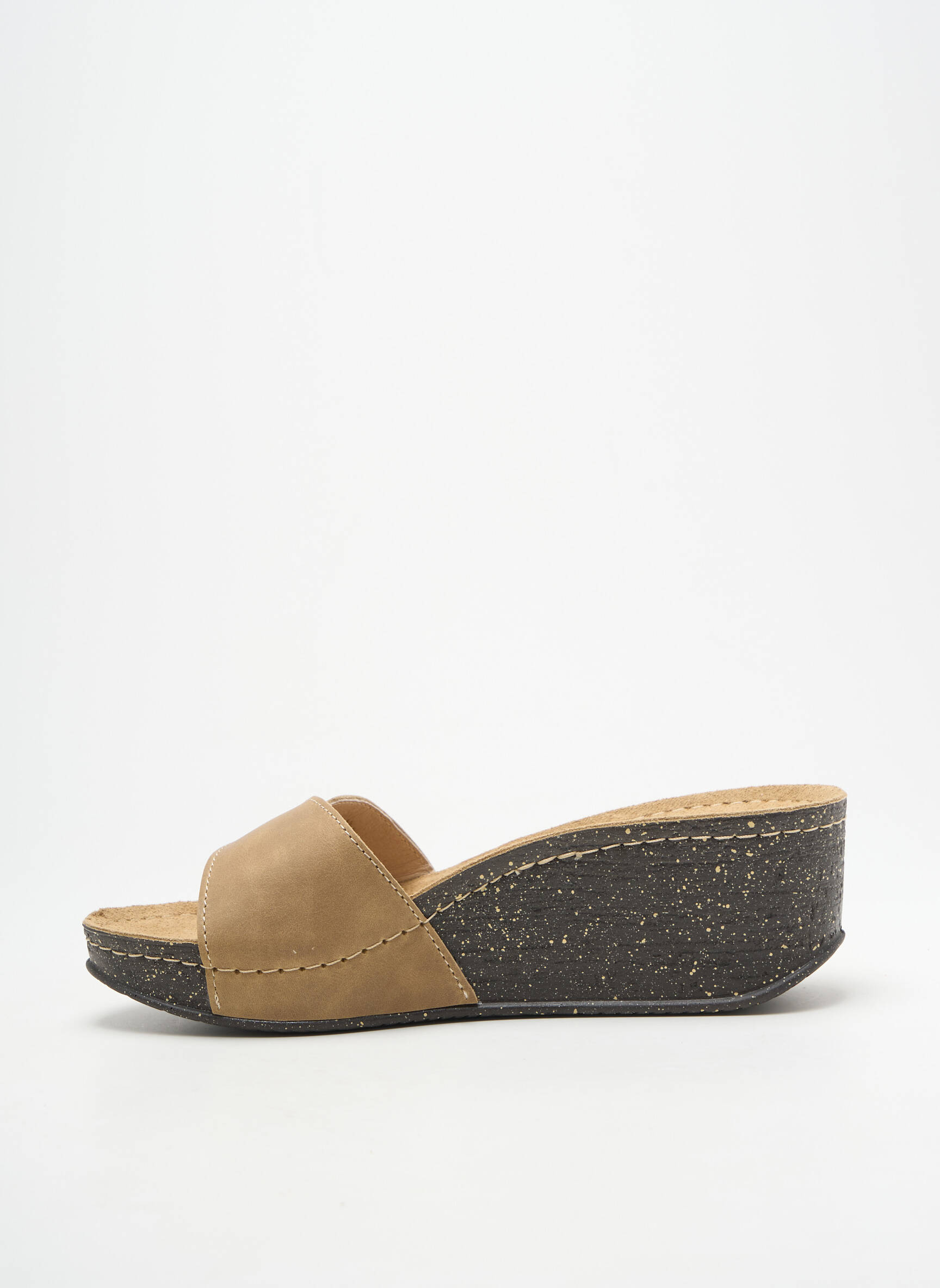 Mule/sabotai atvira pabaiga kulnas nuo 4 iki 6 cm rudas DR.FEET moteris