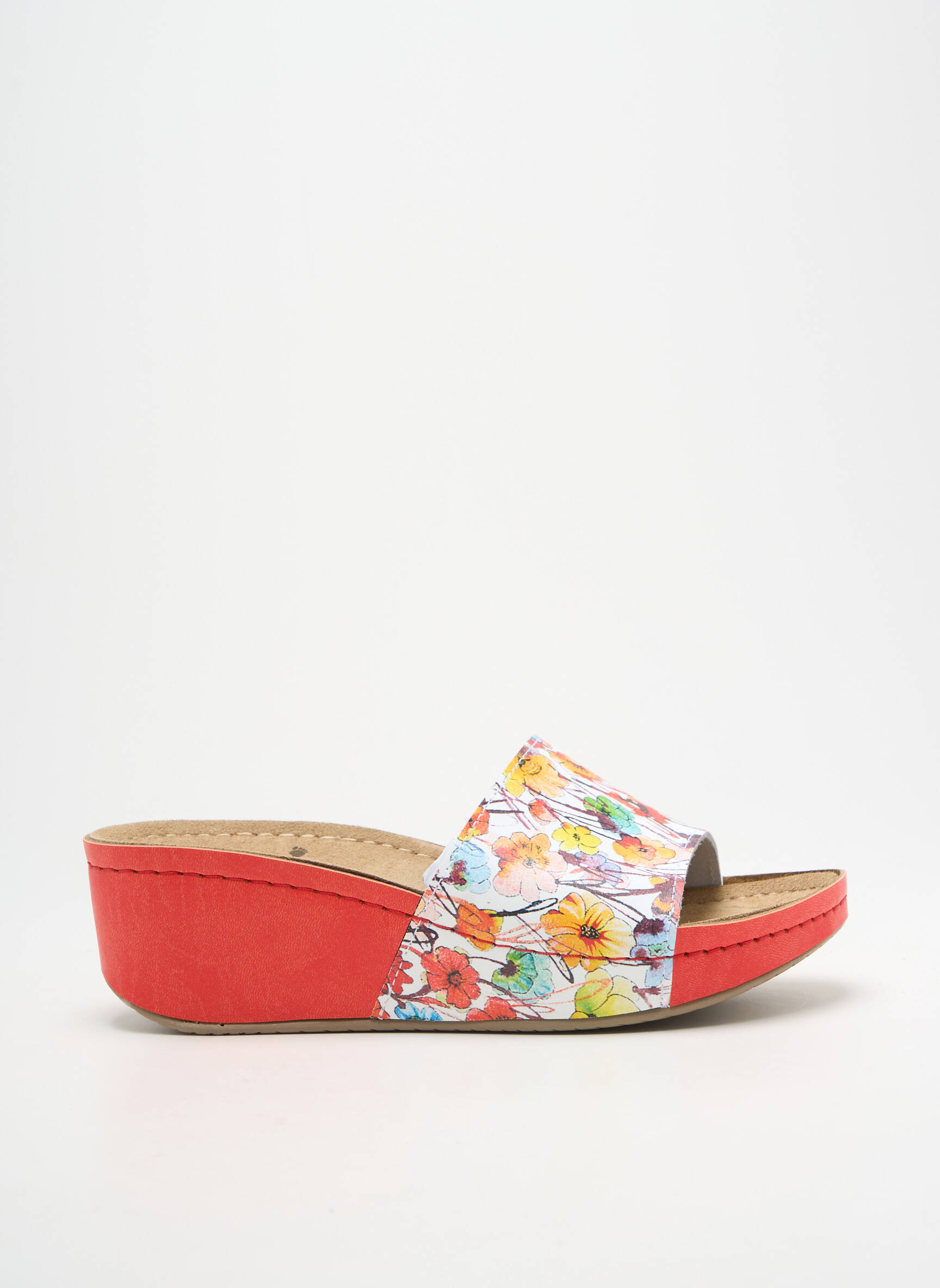 Mule/sabotai atvira pabaiga kulnas nuo 4 iki 6 cm baltas DR.FEET moteris