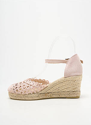 Espadrilės apvalus mygtukas kulnas nuo 4 iki 6 cm rožinė HEINE moteris