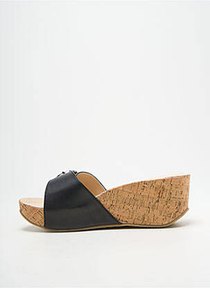 Mule/sabotai satino audinys kulnas nuo 7 iki 9 cm juodas ANDREA CONTI moteris