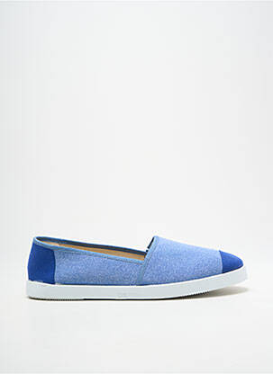 Espadrilės apvalus mygtukas plokščias kulnas iki 3 cm mėlyna HEINE moteris