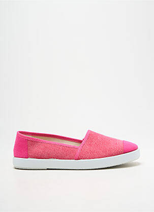 Espadrilės apvalus mygtukas plokščias kulnas iki 3 cm rožinė HEINE moteris
