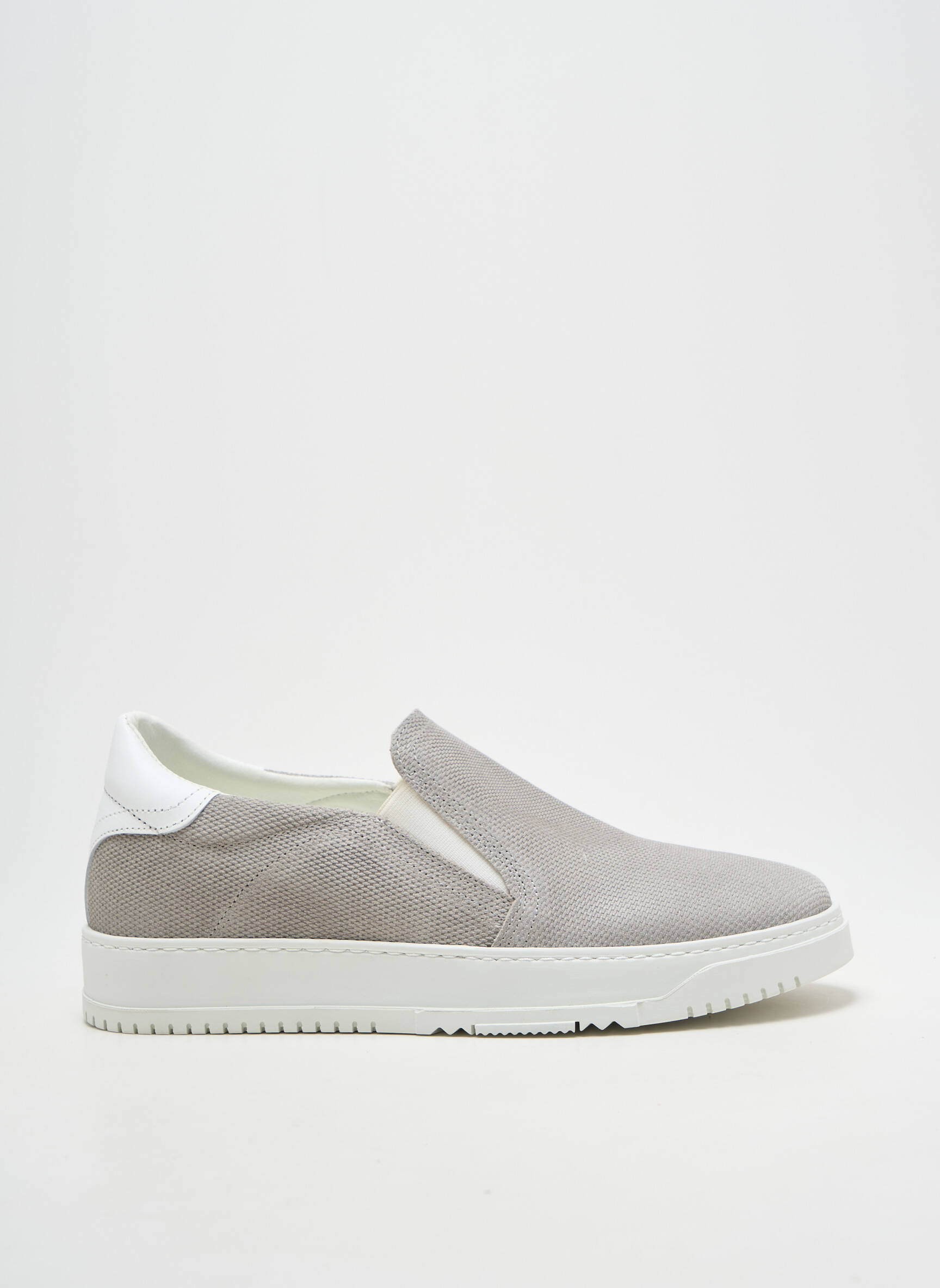 Slip-on batai išimama padas plokščias kulnas iki 3 cm pilka HEINE moteris