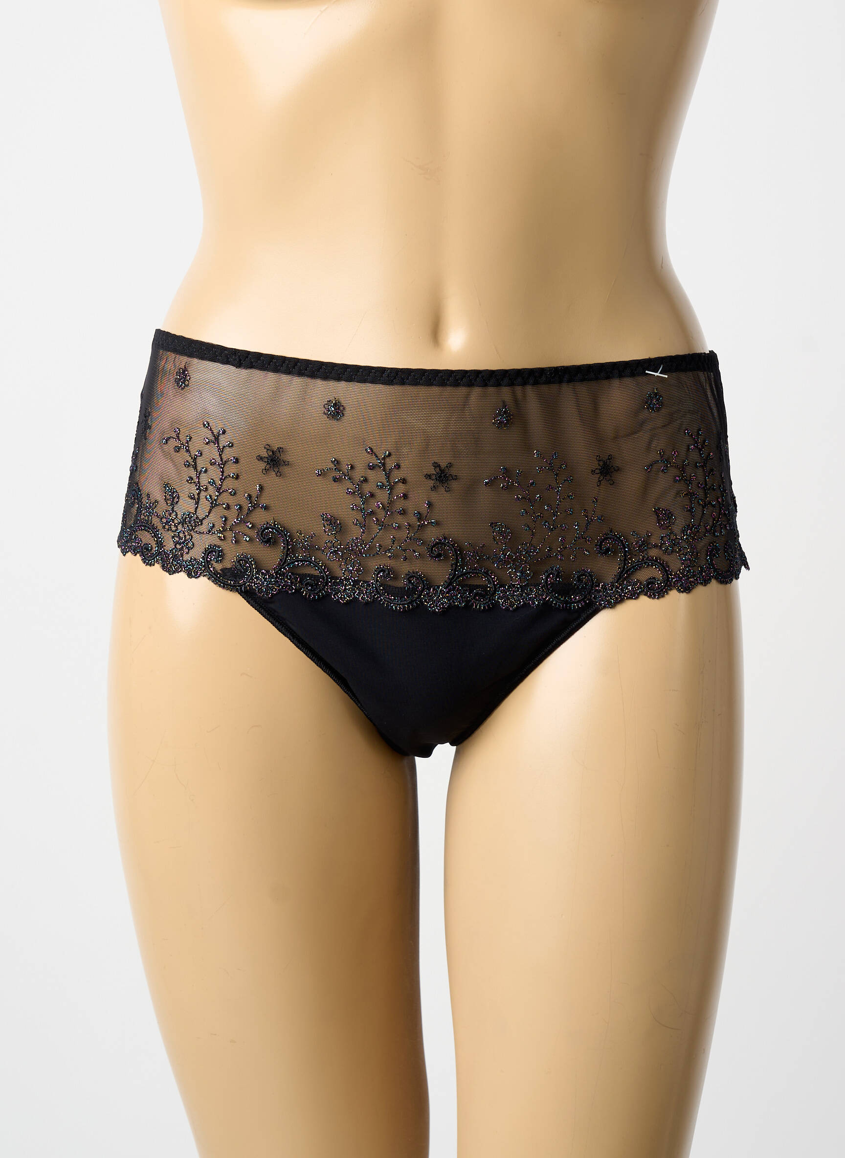 Kelnaitė satino efektas juodas SIMONE PERELE moteris