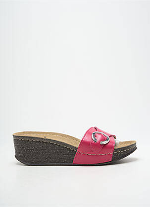 Mule/sabotai pado pėdos arkos kulnas nuo 4 iki 6 cm rožinė DR.FEET moteris