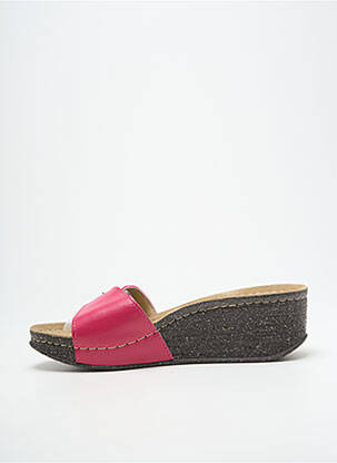 Mule/sabotai pado pėdos arkos kulnas nuo 4 iki 6 cm rožinė DR.FEET moteris