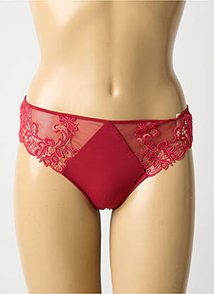 Tanga tamprumas raudona SIMONE PERELE moteris