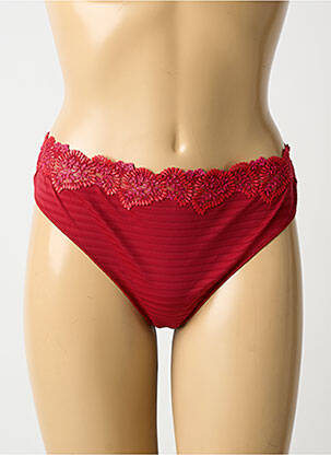 Tanga tamprumas raudona LOUISA BRACQ moteris