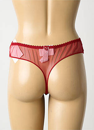 Tanga tamprumas raudona LOUISA BRACQ moteris