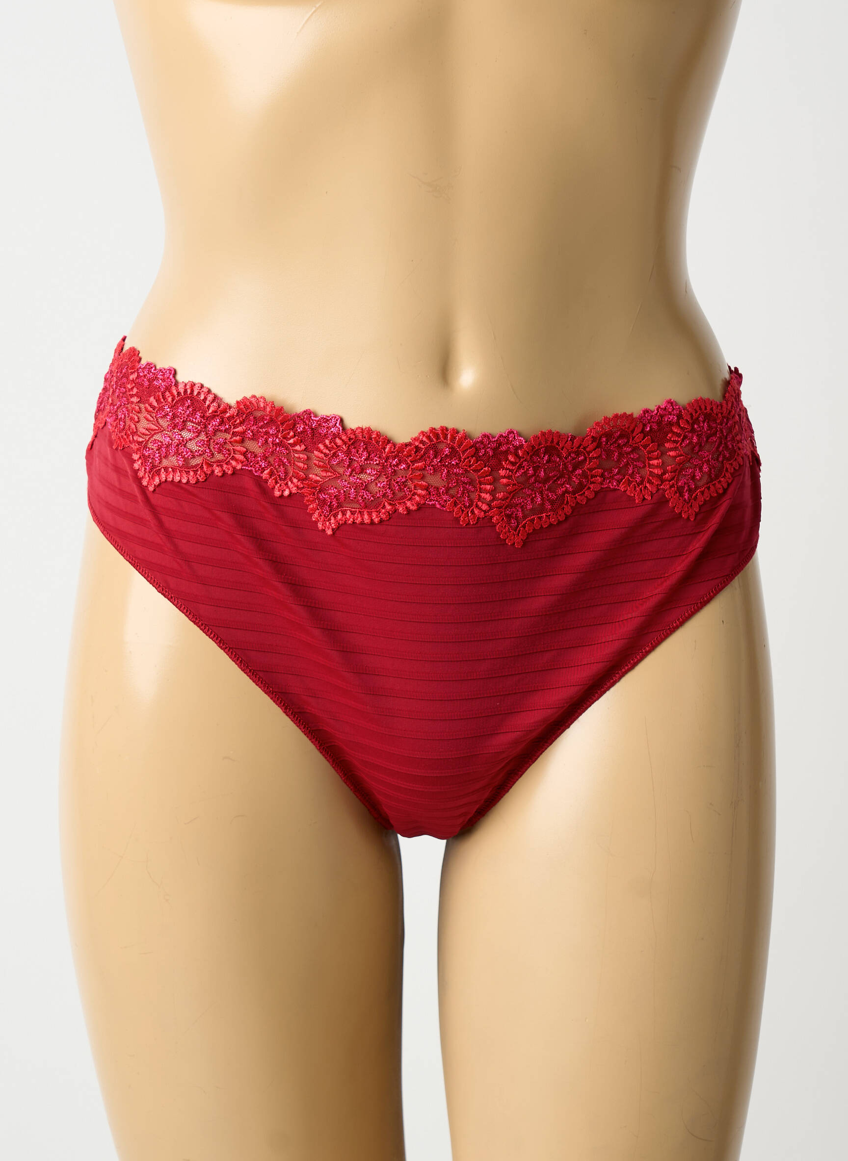 Tanga tamprumas raudona LOUISA BRACQ moteris