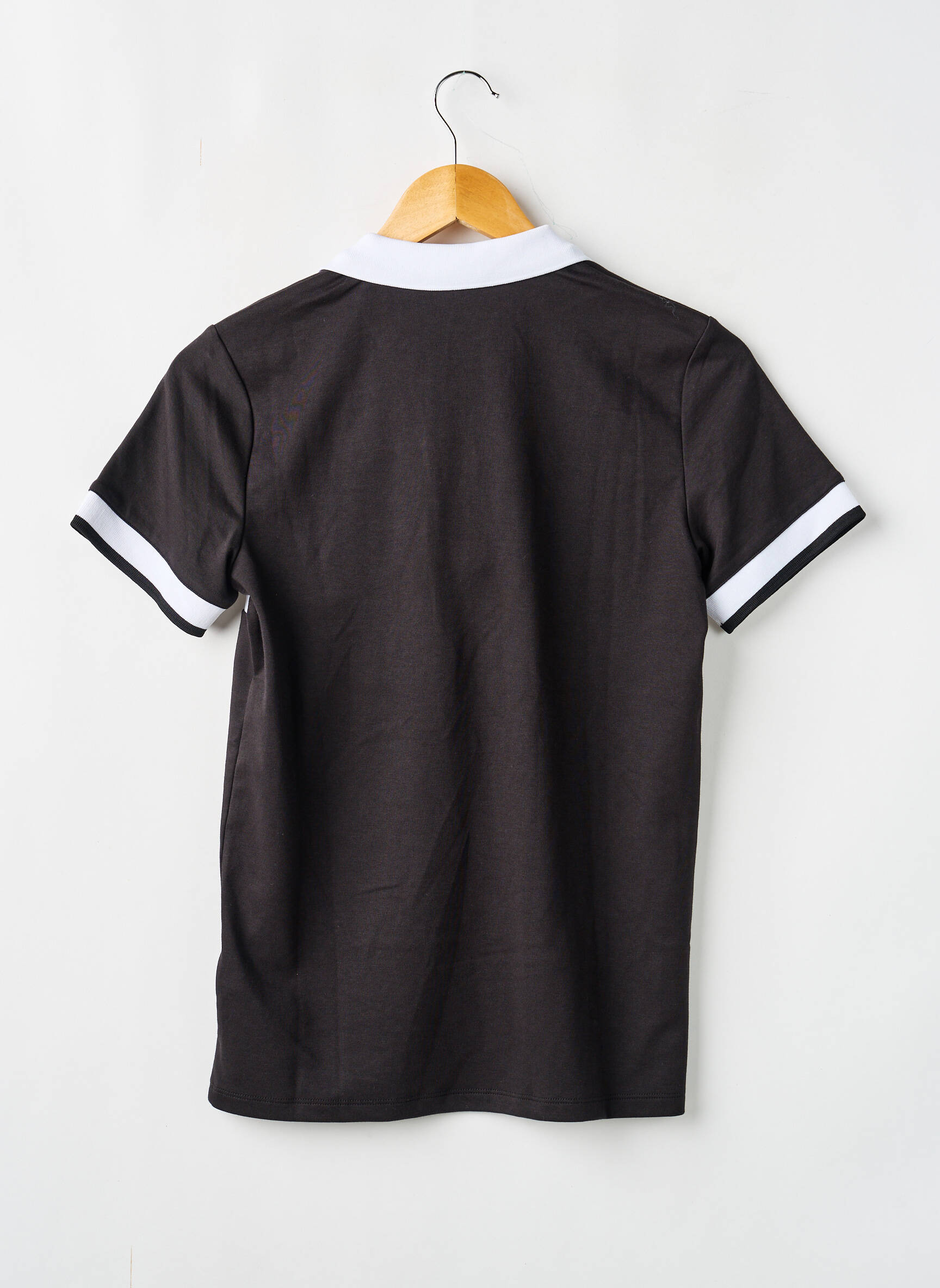 Polo floqué serigrafija trumpas rankovės juodas DKNY berniukas