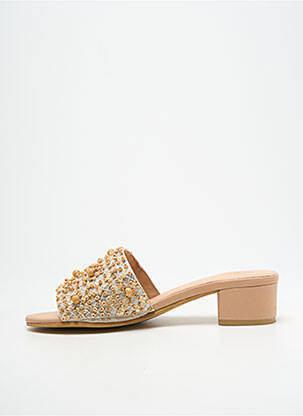Mule/sabotai odinė išorinė padas kulnas nuo 4 iki 6 cm bežinis PARODI SUNSHINE moteris