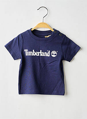T-marškinys floqué serigrafija trumpas rankovės mėlyna TIMBERLAND berniukas