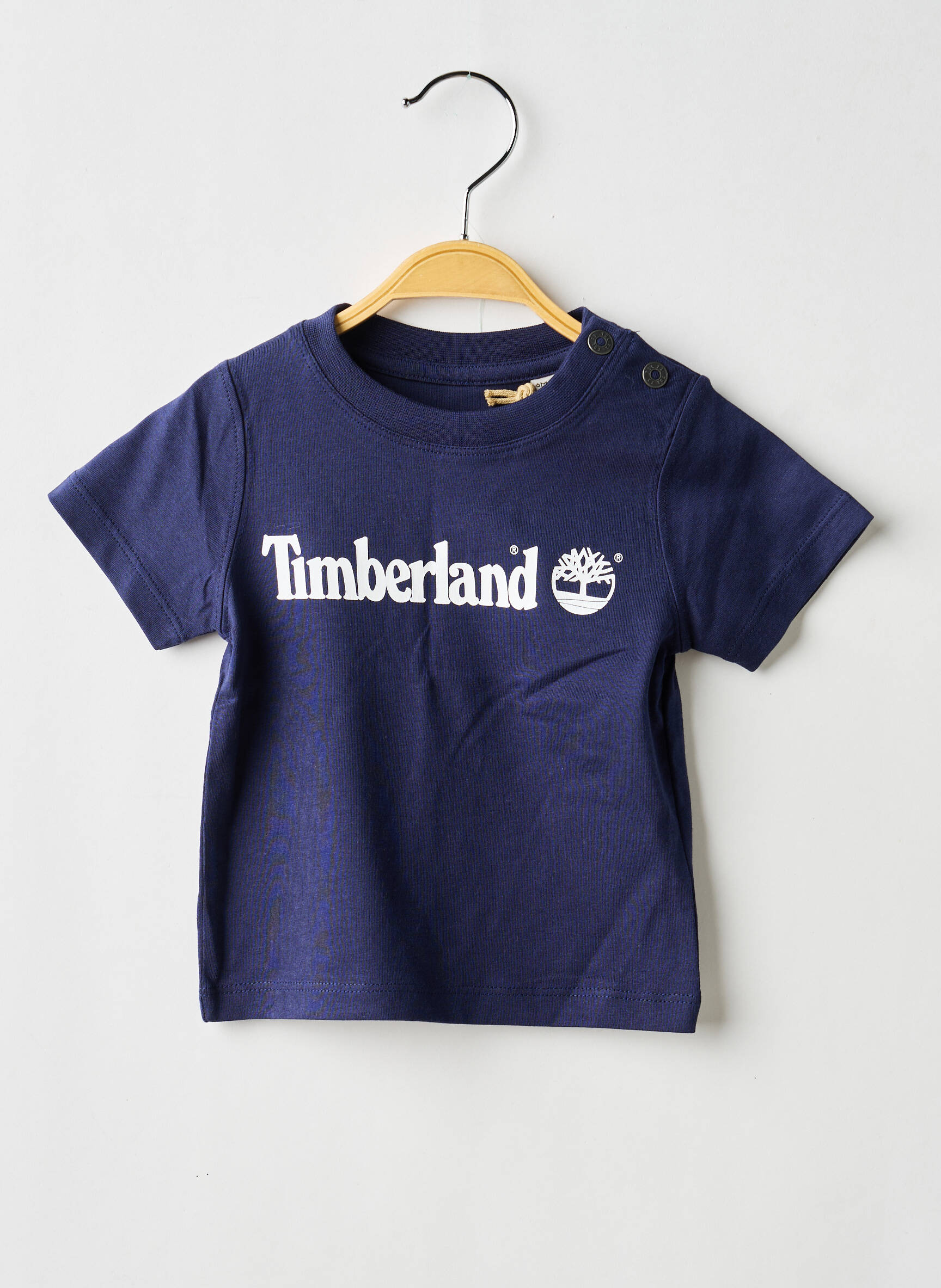 T-marškinys floqué serigrafija trumpas rankovės mėlyna TIMBERLAND berniukas