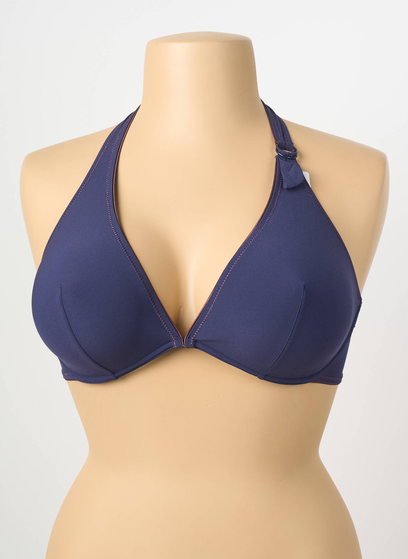 Maudymosi viršūnė tamprumas pilnas palaikantis liemenėlės viršus mėlyna PRINCESSE TAM-TAM moteris