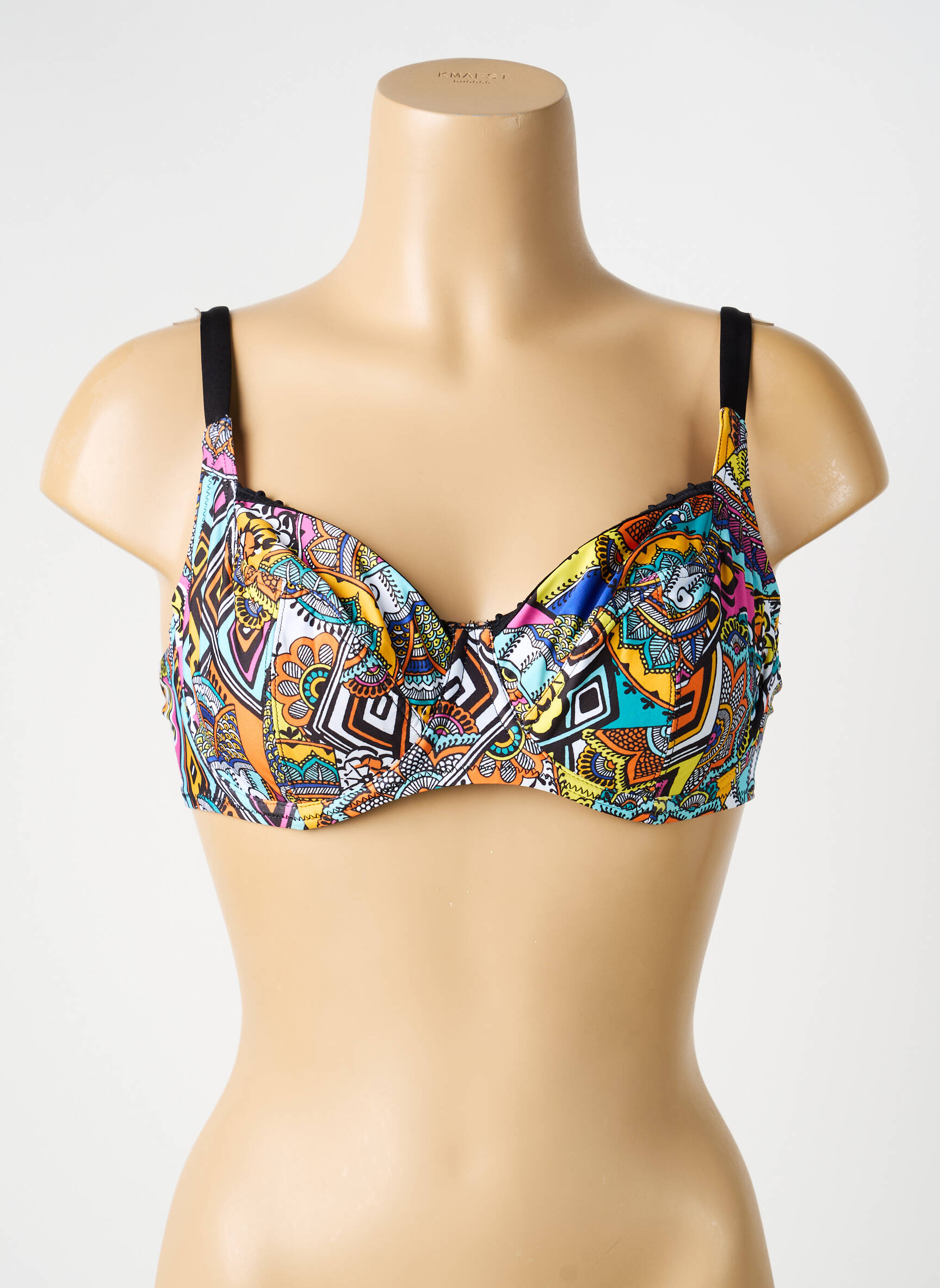 Liemenėlė satino efektas pilnas palaikantis liemenėlės viršus juodas ANTIGEL moteris