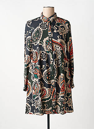Trumpa suknelė ilgos rankovės ilgos rankovės žalias LOLA ESPELETA moteris