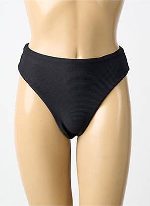 Maudymosi kelnaitės satino audinys bikini juodas SEAFOLLY moteris