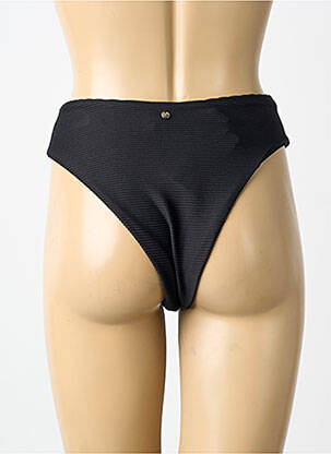 Maudymosi kelnaitės satino audinys bikini juodas SEAFOLLY moteris